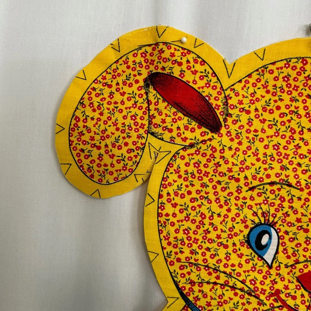 Vintage Yellow Bunny Plush‎ Unfinished Project Complete HTF